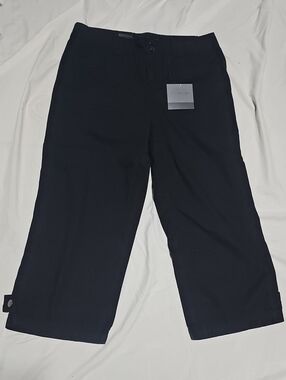 NWT CALVIN KLEIN womens Black Jeans Sz8 W16 L31 BR10 IS23